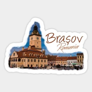 Brasov Romania Sticker